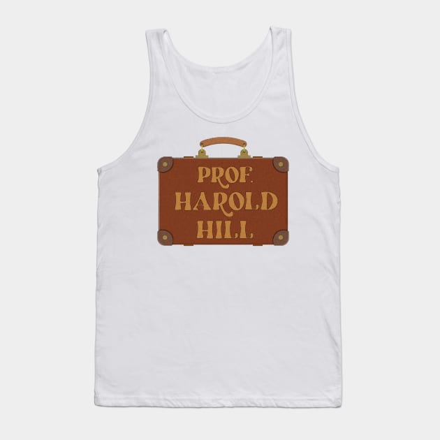 The Music Man Prof. Harold Hill Suitcase Tank Top by baranskini